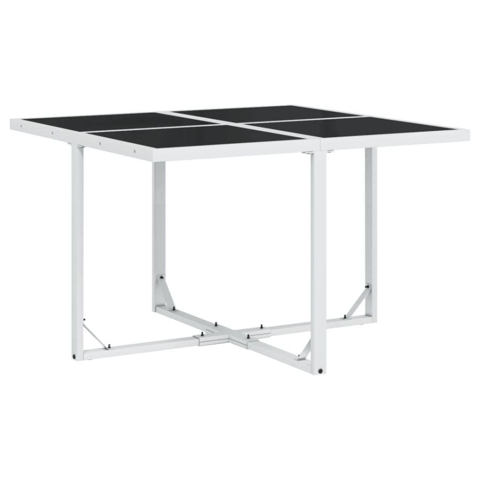 Juego de comedor de jardín 9 pzas con cojines textilene