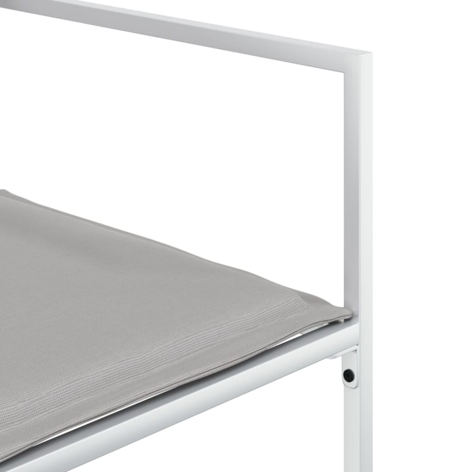 Juego de comedor de jardín 9 pzas con cojines textilene