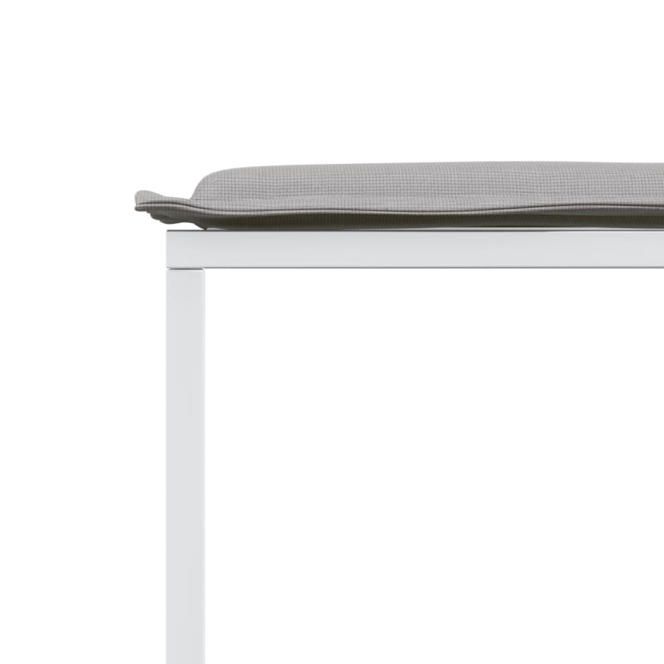 Juego de comedor de jardín 9 pzas con cojines textilene