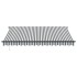 Toldo retráctil automático gris antracita y blanco 400x300