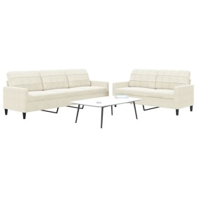 Juego de sofás con cojines 2 piezas terciopelo