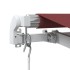 Toldo retráctil manual burdeos 500x300