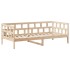 Sofá cama con techo de madera maciza de pino 80x200