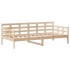 Sofá cama con techo madera maciza de pino 90x200