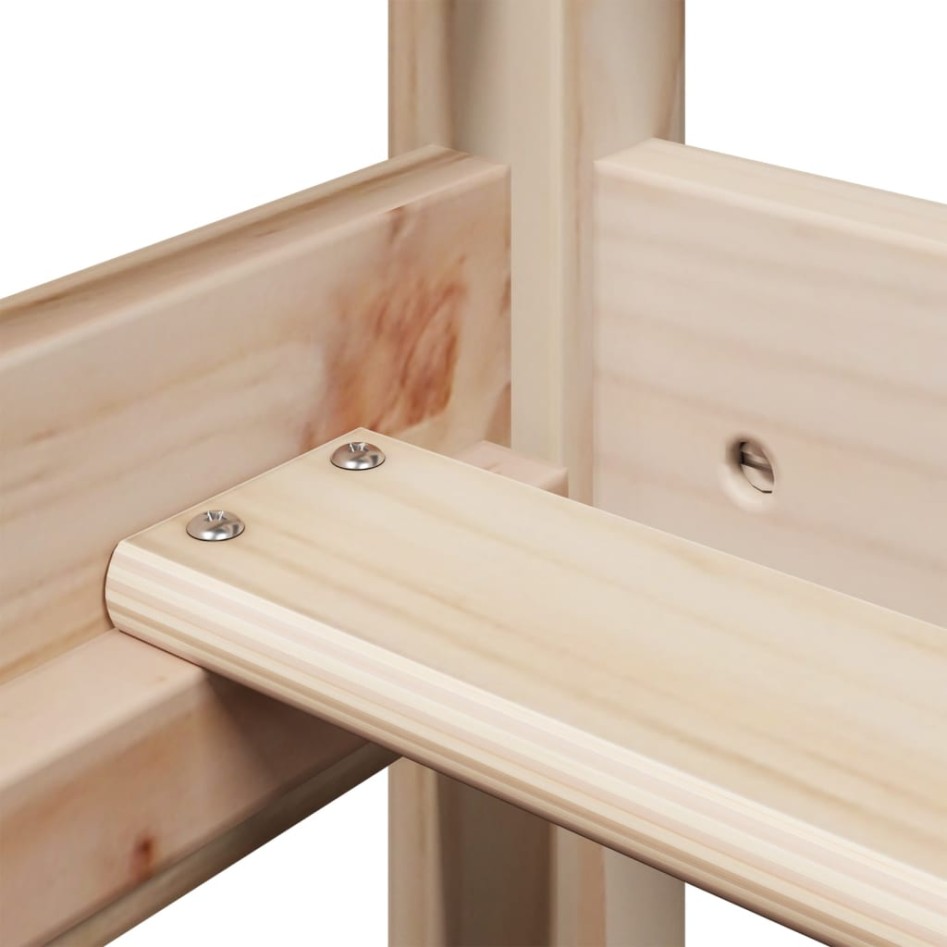 Sofá cama con techo madera maciza de pino 90x200