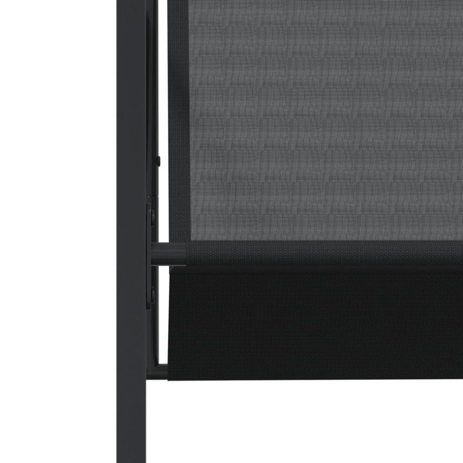 Juego de comedor para jardín 9 piezas textilene