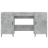 Escritorio madera de ingeniería gris hormigón 140x50x75