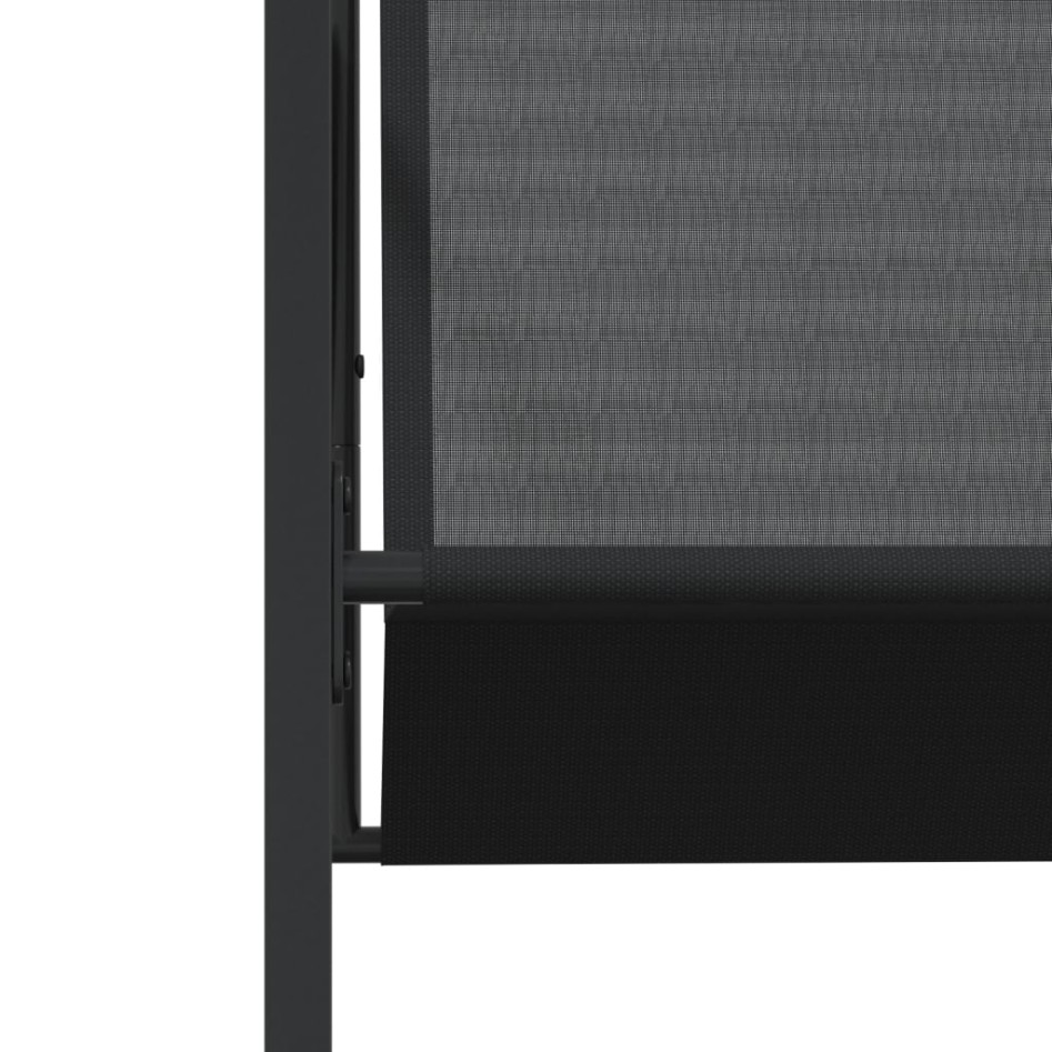 Juego de comedor para jardín 9 piezas textilene