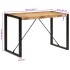 Mesa de comedor madera maciza de mango rugoso 120x55x76
