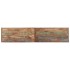 Banco de madera maciza reciclada y acero 160