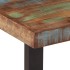 Banco de madera maciza reciclada y acero 160