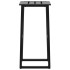 Taburetes de bar 2 unidades acero negro 38x38x80