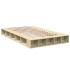 Estructura de cama madera de ingeniería roble Sonoma 120x200