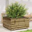 Jardinera madera de pino impregnada 90x90x49,5 cm
