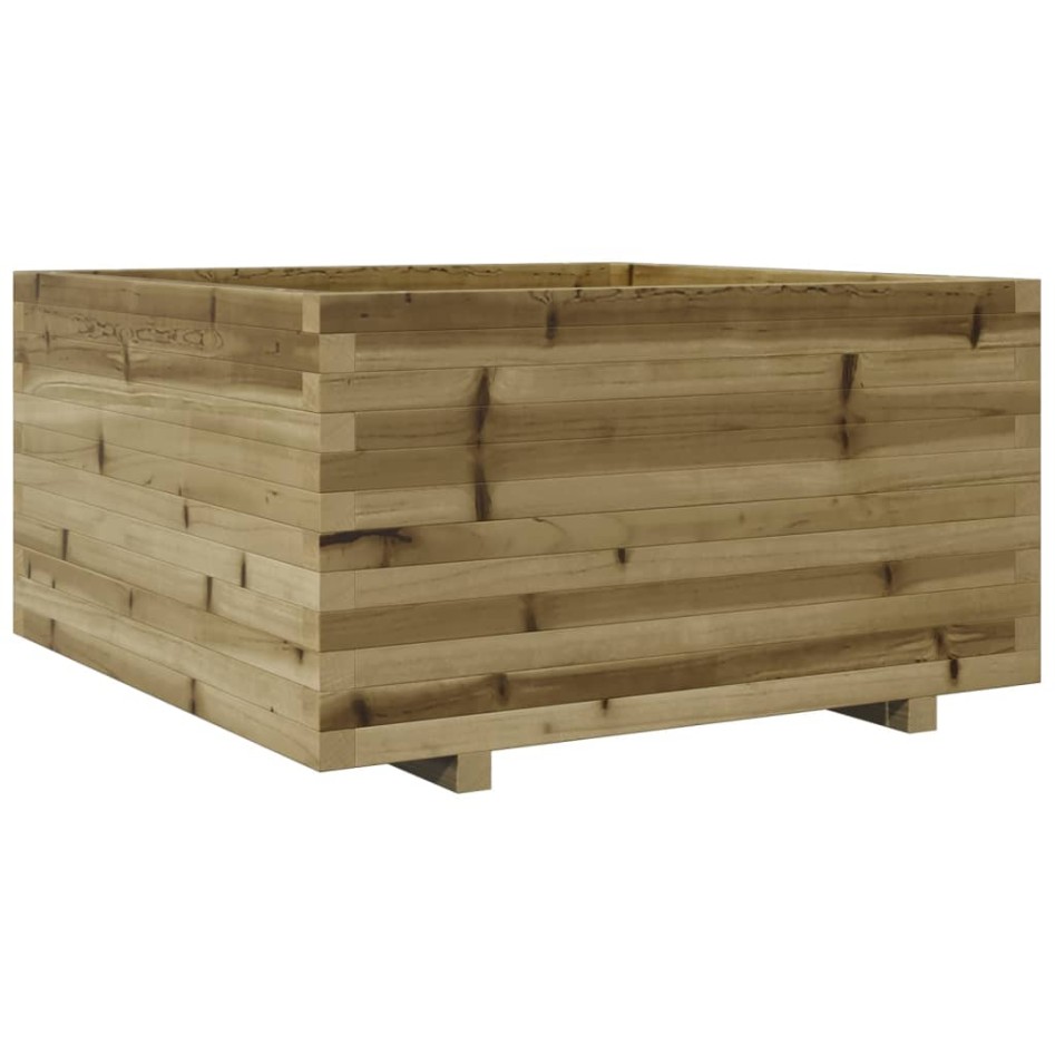 Jardinera madera de pino impregnada 90x90x49,5