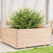 Jardinera madera maciza de pino 110x110x49,5 cm