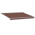Toldo retráctil manual marrón 450x350
