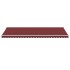 Toldo retráctil manual burdeos 600x350