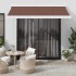 Toldo retráctil manual marrón 300x250