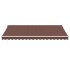 Toldo retráctil automático marrón 450x350