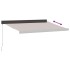 Toldo retráctil manual marrón 350x250