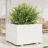 Jardinera madera maciza de pino blanco 70x70x49,5