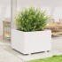 Jardinera madera maciza de pino blanco 70x70x49,5