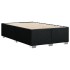 Cama box spring con colchón tela negro 120x200