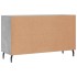 Aparador de madera de ingeniería gris hormigón 100x36x60