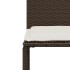 Set comedor de jardín 7 pzas con cojines ratán sintético