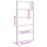 Puerta de granero madera maciza de pino 100x208