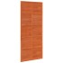 Puerta de granero madera maciza pino marrón miel 90x208