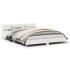 Estructura de cama sin colchón madera de pino blanco 135x190
