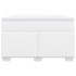 Cama box spring con colchón cuero sintético blanco 120x200