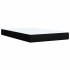 Cama box spring con colchón tela negro 120x200
