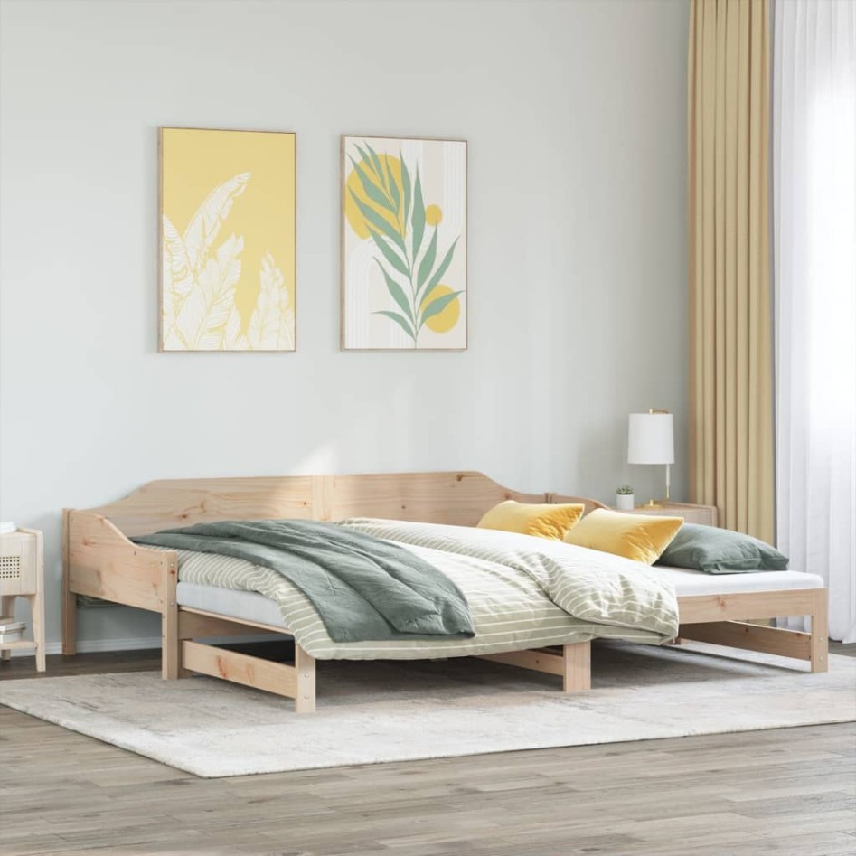 Sofá cama nido madera maciza de pino 90x200