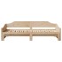 Sofá cama nido madera maciza de pino 90x200