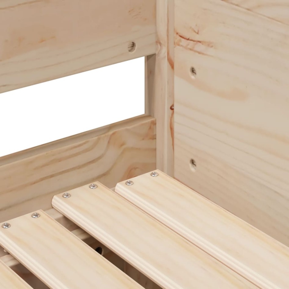 Sofá cama nido madera maciza de pino 90x200