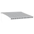 Toldo retráctil manual con luz LED antracita y blanco