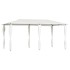Cenador con cubiertas de postes crema 3x6x2,6 m 160