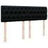 Cama box spring con colchón tela negro 140x190
