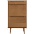 Zapatero MOLDE madera maciza de pino marrón 59,5x35x103