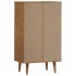 Zapatero MOLDE madera maciza de pino marrón 59,5x35x103