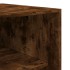 Armario madera de ingeniería color roble ahumado 80x50x200