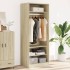 Armario de madera de ingeniería roble Sonoma 80x50x200