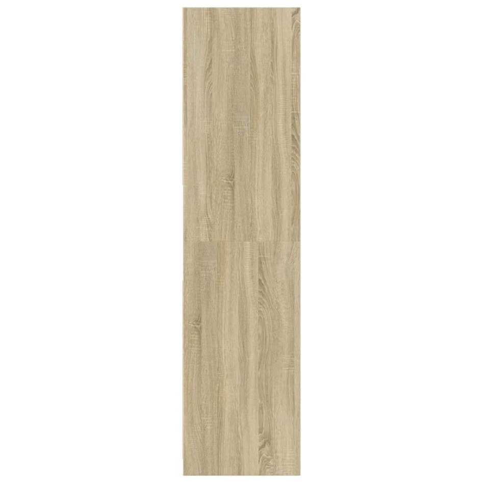 Armario de madera de ingeniería roble Sonoma 80x50x200