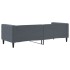 Sofá cama terciopelo gris oscuro 80x200
