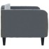 Sofá cama terciopelo gris oscuro 80x200