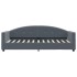 Sofá cama terciopelo gris oscuro 80x200