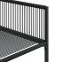 Juego de comedor de jardín 9 piezas ratán sintético